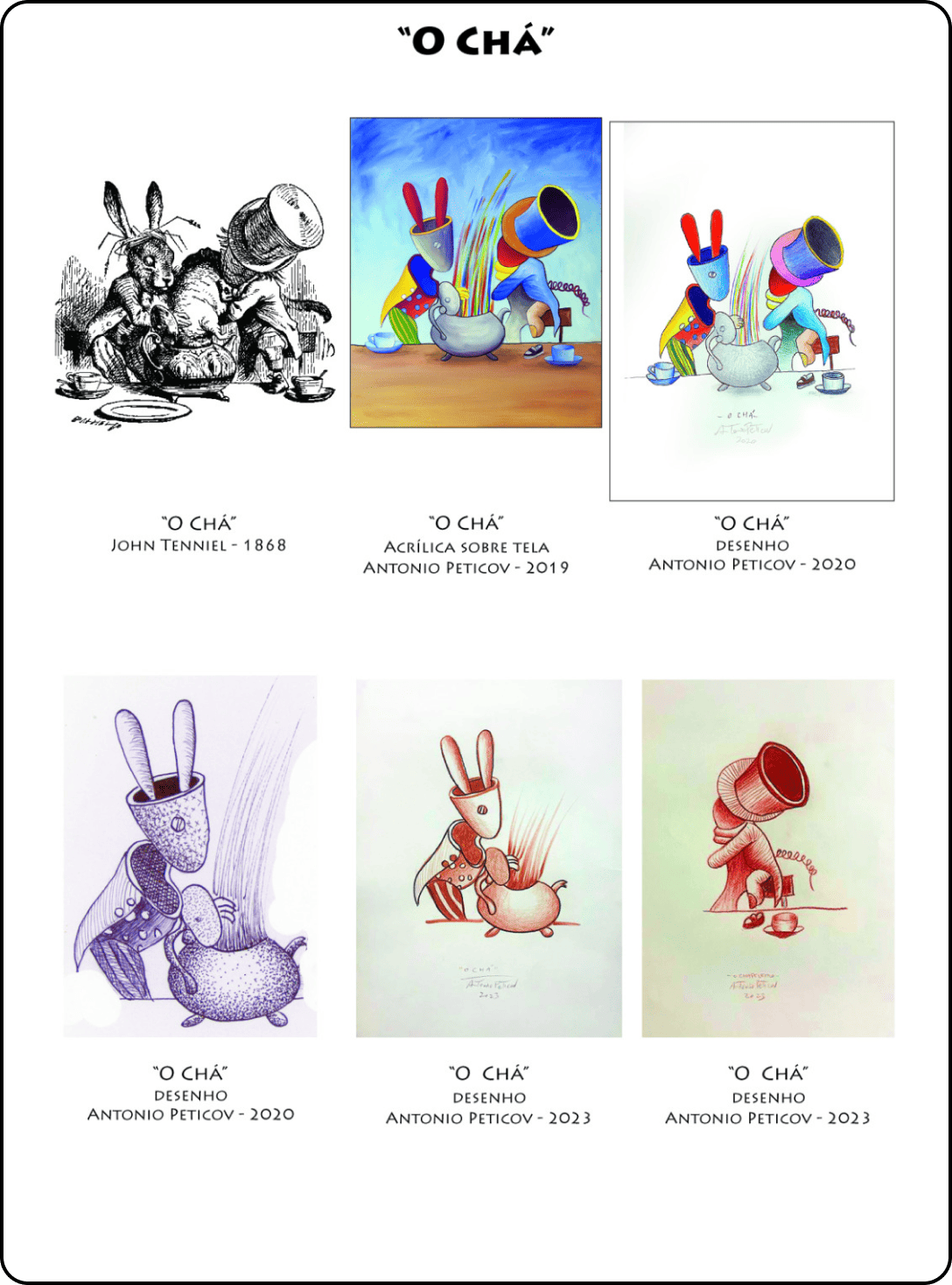 Obra O Chá de Antonio Peticov